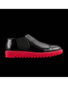 Ботинки Side Gore Boot Low 'Black Classic Red', черный Onitsuka tiger