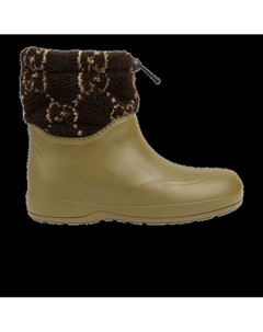 Ботинки Ankle Boot 'Two-Toned Teddy - Green Brown', зеленый Gucci