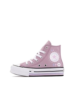 Кроссовки Chuck Taylor All Star Lift Flower High-Top Sneaker, цвет Orchid Converse