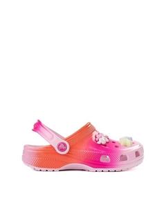 Сабо Classic Slumber Party Clog, цвет Pink/Multicolor Crocs