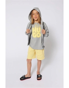 Детская толстовка, серый Hugo