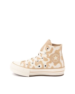 Кроссовки Chuck Taylor All Star Lift Lavish Leopard High-Top Sneaker, цвет Egret/Warm Quarry Converse