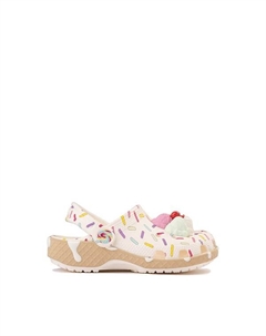Сабо Classic Ice Cream Party Clog, белый Crocs