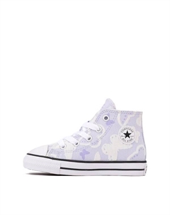 Кроссовки Chuck Taylor All Star High-Top Flocked Butterflies Sneaker, цвет Blueberry Ice Converse