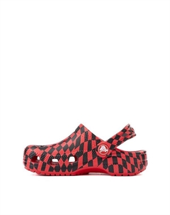 Сабо Classic Warped Checker Clog, цвет Red/Black Crocs