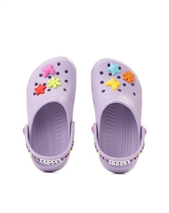 Сабо Classic Friendship Bracelet Clog, цвет Lavender Crocs