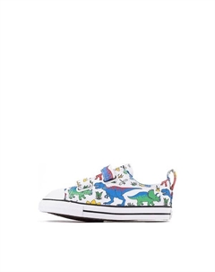 Кроссовки Chuck Taylor All Star Dinocons Easy-On Low-Top Sneaker, белый Converse