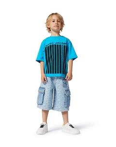 Футболка детская хлопковая, синий Marc jacobs