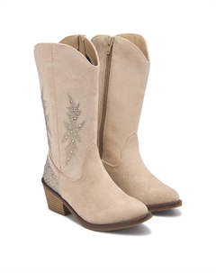 Детские вестерн-ботинки jyeehah для малышей и подростков, sand jeweled Steve madden