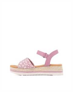 Сандалии Diana Platform Sandal, цвет Cosmic Pink/Iridescent Leopard Toms