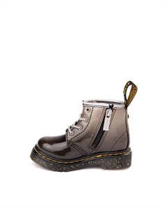 Ботинки 1460 4-Eye Patent Boot, цвет Black/Silver Gradient Dr. martens