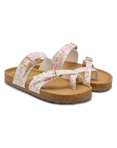 Детская сандалия на анатомической стельке j-beached для маленьких/больших детей, white pastel floral Steve madden