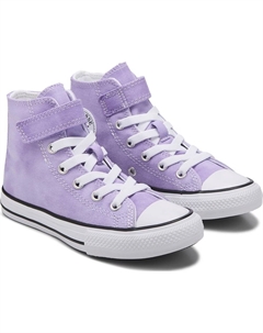 Детские кеды на липучках Chuck Taylor All Star 1V высокие, court purple/violet Converse