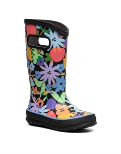 Детские водонепроницаемые резиновые сапоги для малышей/младших/старших детей, black/multi Bogs°