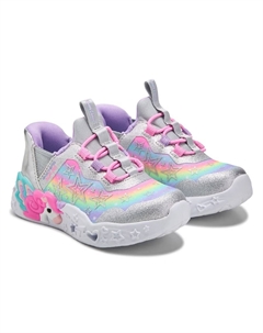 Детские слипоны с единорогом для малышей/маленьких детей, silver multi Skechers