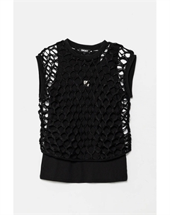 Детский топ, черный Dkny