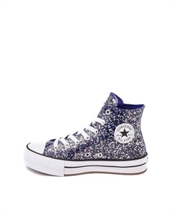Кроссовки Chuck Taylor All Star Lift Glitter High-Top Sneaker, цвет Night Indigo Converse