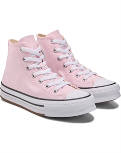 Детские кеды на толстой подошве Chuck Taylor All Star Lift высокие, большой размер, sugar berry pink/white Converse