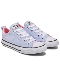 Детские кеды chuck taylor all star madison low sneaker little kid, blueberry ice/floral Converse