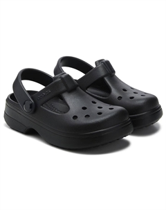 Детские классические туфли-мэри джейн для малышей, black Crocs