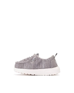 Слипоны LILDUDE Slip-On Casual Shoe, цвет Grey/White Hey dude