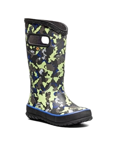 Детские водонепроницаемые резиновые сапоги для малышей/младших/старших детей, black/multi Bogs°