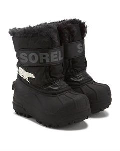 Детские водонепроницаемые зимние ботинки для малышей Snow Commander, black/charcoal Sorel