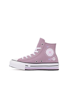 Кроссовки Chuck Taylor All Star Lift Flower High-Top Sneaker, цвет Orchid Converse