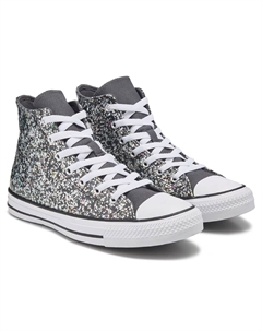 Детские кеды Chuck Taylor All Star High Top для старших детей, grey glitter Converse