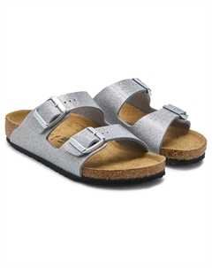 Детская сандалия с анатомической стелькой Arizona для малышей, silver glitter Birkenstock