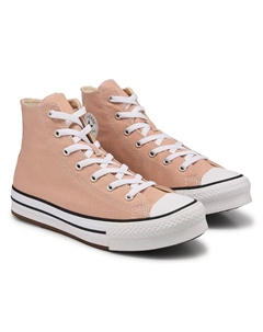 Детские кеды на толстой подошве Chuck Taylor All Star Lift High Top для старших детей, dusty cinder pink Converse