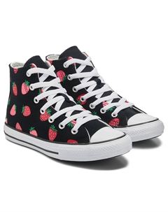 Детские кеды chuck taylor all star высокие для малышей, black/strawberries Converse