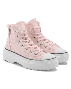 Кроссовки с высоким верхом и платформой для детей, blush pink Converse