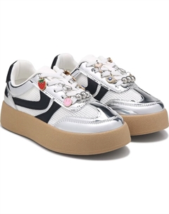 Детские кроссовки jjersey для маленьких/больших детей, white/black Steve madden