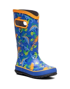 Детские водонепроницаемые резиновые сапоги для малышей/маленьких/больших детей, blue/multi Bogs°