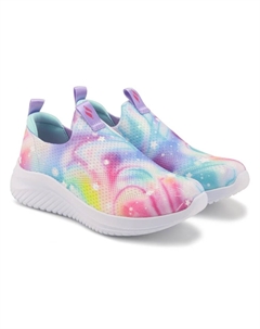 Детские ультра гибкие туфли-слипоны для маленьких и больших детей, star multi Skechers