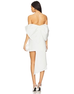 Мини-платье с бантиком Celia, ivory Elliatt