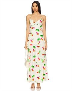 Макси-платье на завязках, cherry bomb Swf