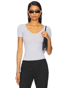 Боди с коротким рукавом для балета, periwinkle Commando