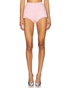 Короткие замшевые шорты Sabine Retrofete, primrose