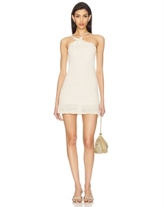 Мини-платье с бантом Aimee, ivory sequin Asta resort