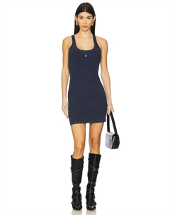 Мини-платье с вырезом лодочкой, blue Giuseppe di morabito