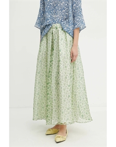 Юбка из шелка, зеленый Weekend max mara