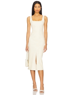 Платье-топ из искусственной кожи, ivory Commando