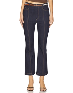 Брюки "Шеннон" с стразами Cinq A Sept, indigo Cinq a sept