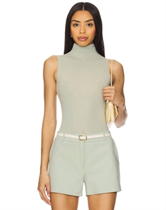 Комбинезон без рукавов для балета с мокнеком, pistachio Commando