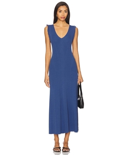 Платье с анисом, soft indigo Paige