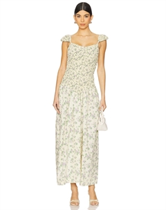 Платье макси с коротким рукавом, garden affair Swf