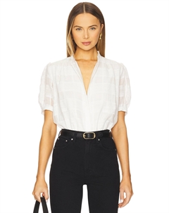 Короткая рубашка в клетку Jordan, white Rag & bone