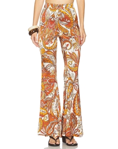 Брюки Harmoni Retrofete, terracotta paisley